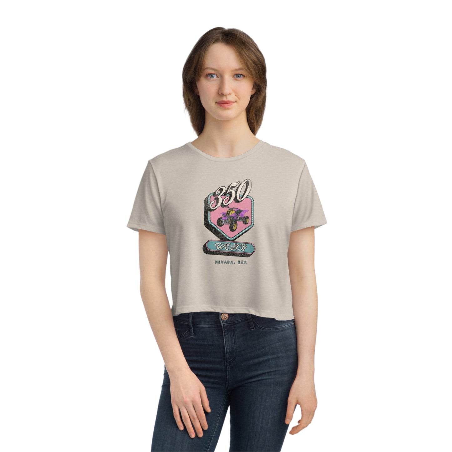 1995 Women's Flowy Cropped Tee