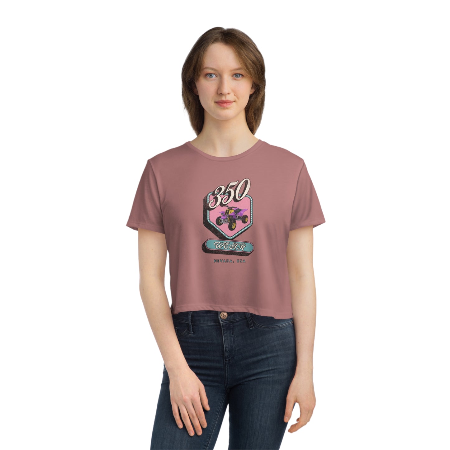 1995 Women's Flowy Cropped Tee