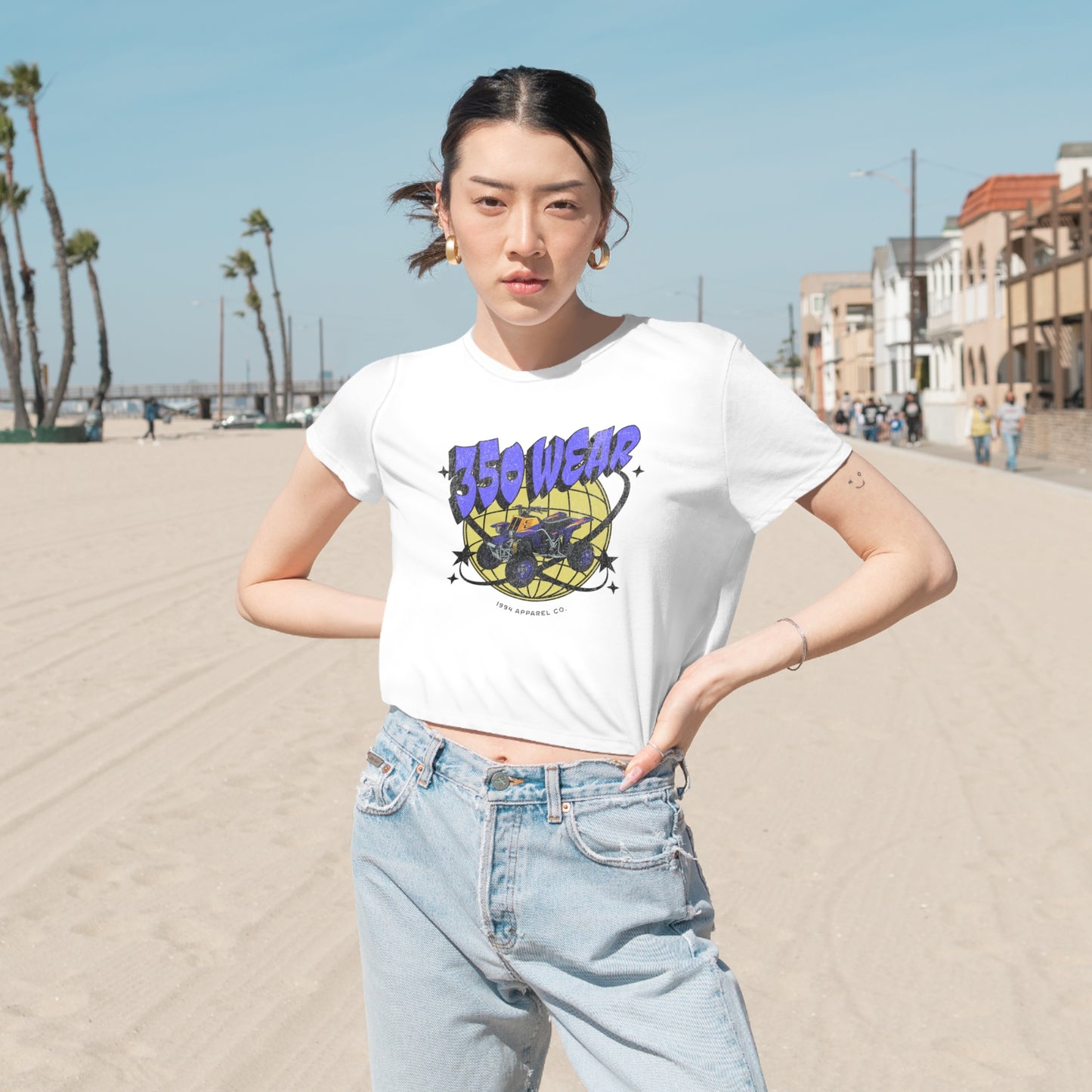 1994 Women's Flowy Cropped Tee