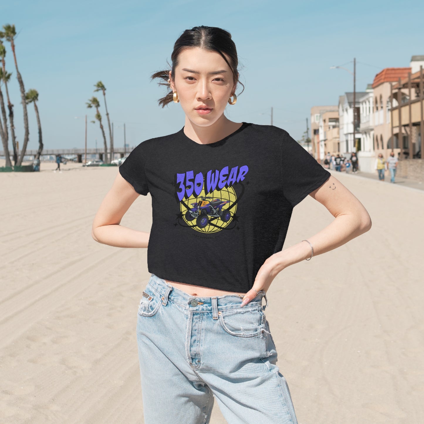 1994 Women's Flowy Cropped Tee