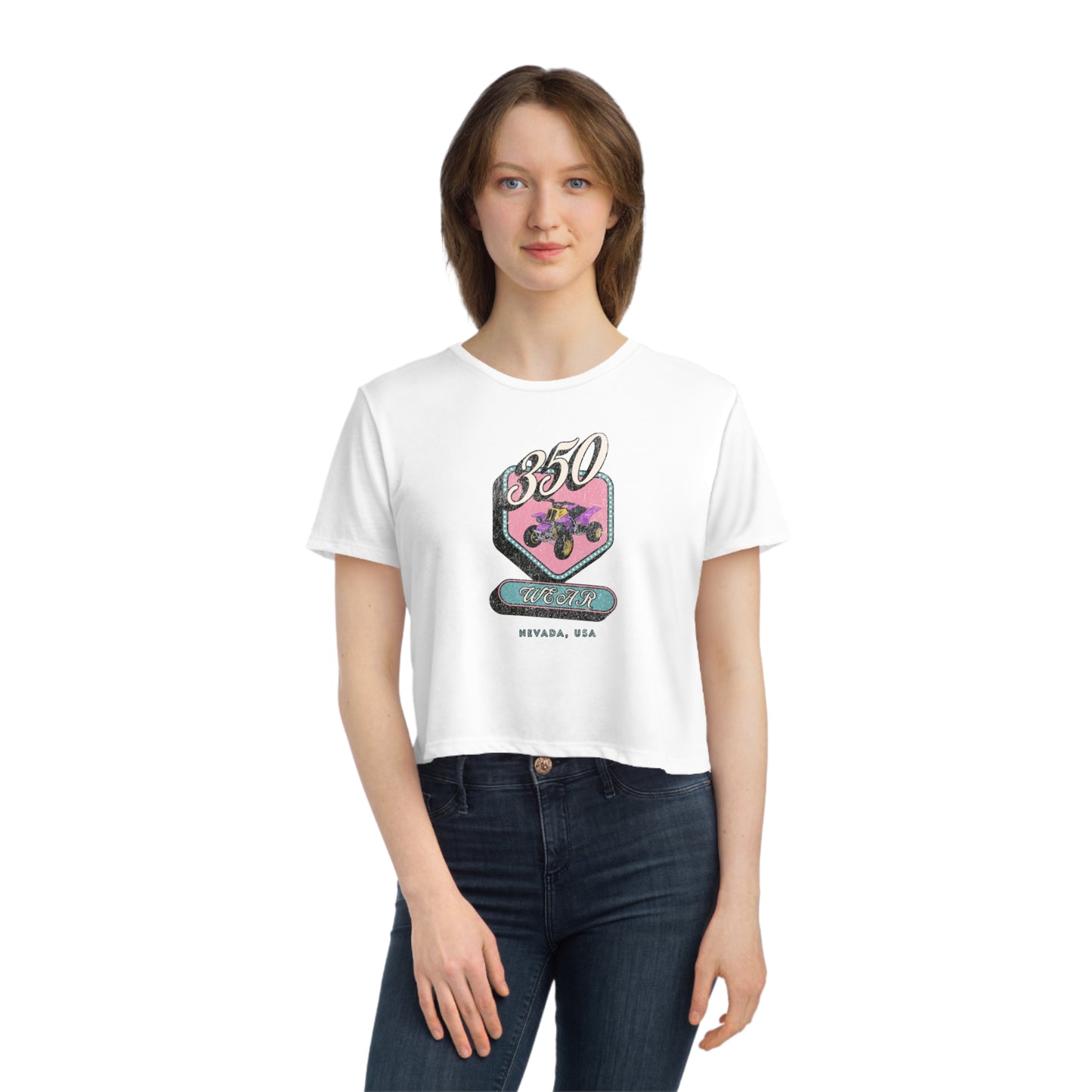 1995 Women's Flowy Cropped Tee