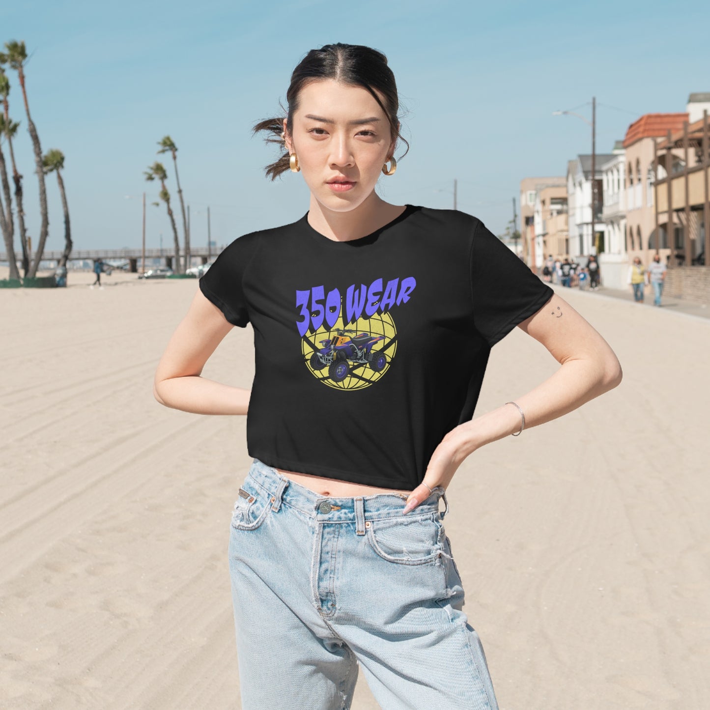 1994 Women's Flowy Cropped Tee